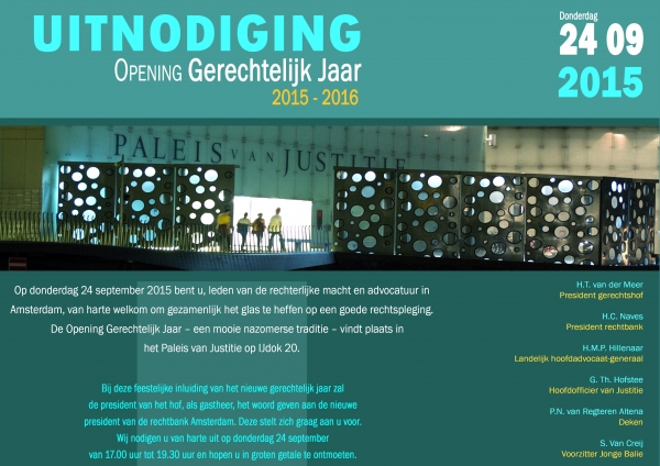 Opening gerechtelijk jaar 2015