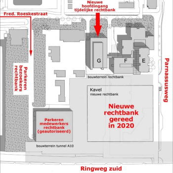 Plattegrond nieuw parkeerterrein bezoekers rechtbank Amsterdam.pdf